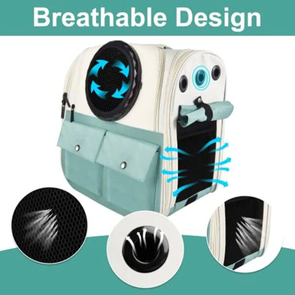 Sac à dos ventilé approuvé cabine* pour chat & chien