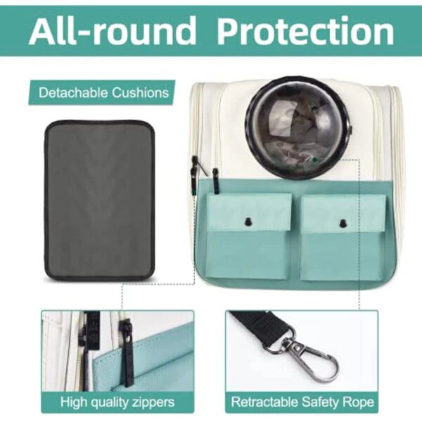 Sac à dos ventilé approuvé cabine* pour chat & chien