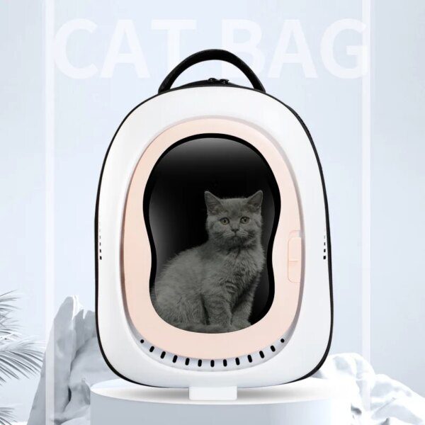 Sac à dos de voyage pour chat, grande capacité, respirant, Portable