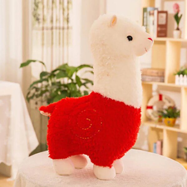 Peluche Alpaga avec Animal Mignon en Coton Doux pour Anniversaire