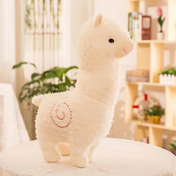 Peluche Alpaga avec Animal Mignon en Coton Doux pour Anniversaire