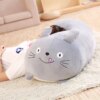 Peluche chat Coussin Tout Doux en Peluche d'Animaux pour Enfant