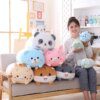 Peluche chat Coussin Tout Doux en Peluche d'Animaux pour Enfant