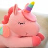 Peluche licorne géante Kawaii, poupées en peluche douce, Animal cheval