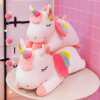 Peluche licorne géante Kawaii, poupées en peluche douce, Animal cheval