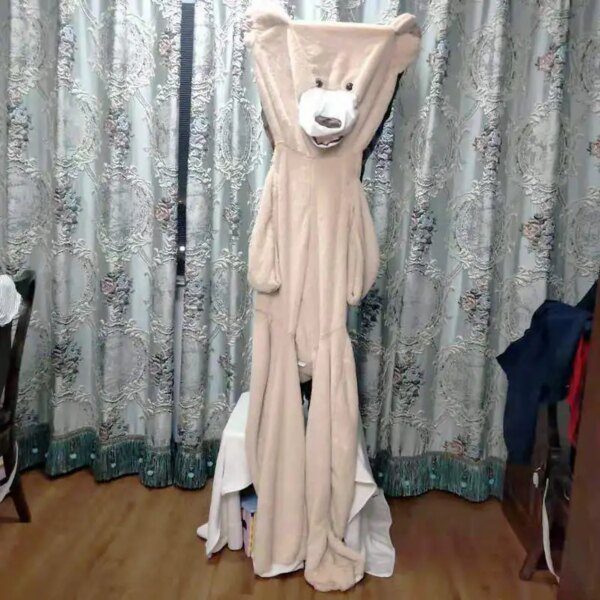 64187-0068f8.jpg Peluche ours géant américain 100-260cm 6 couleurs, jouets en peluche doux