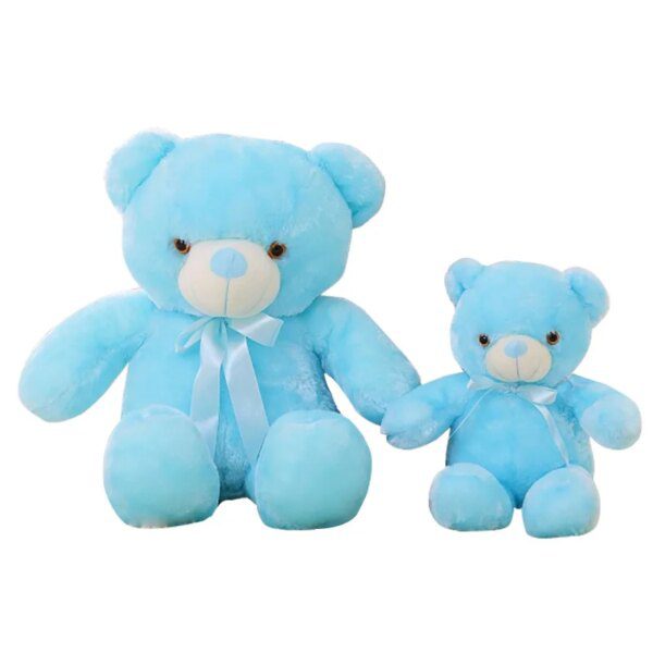 Peluche Ours  lumineux au design créatif, Teddy l'ourson avec lampe LED à lumière scintillante