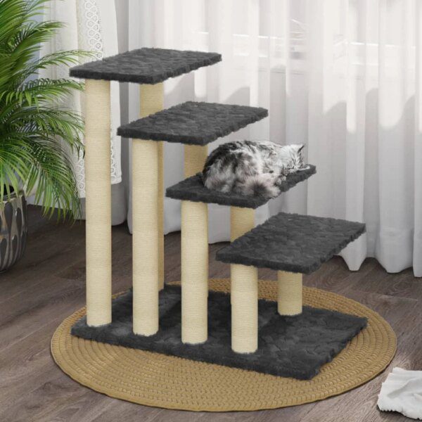 arbre a chat d'escalade de luxe en sisal pour chat