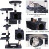 arbre a chat Poste à gratter pour chat, 203cm, jouet pour chat, escalade, cinéma