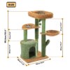 Grande Tour Arbre à Chat – Speedy Pet, Taille L, Gris
