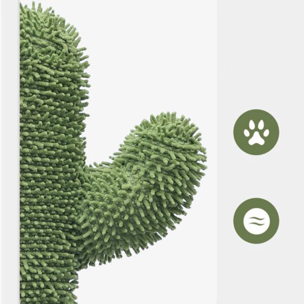 arbre a chat Corde en Sisal, serviette d'arbre, Cactus, poste à gratter, chaton, grattoir pour jeunes et adultes, hamac