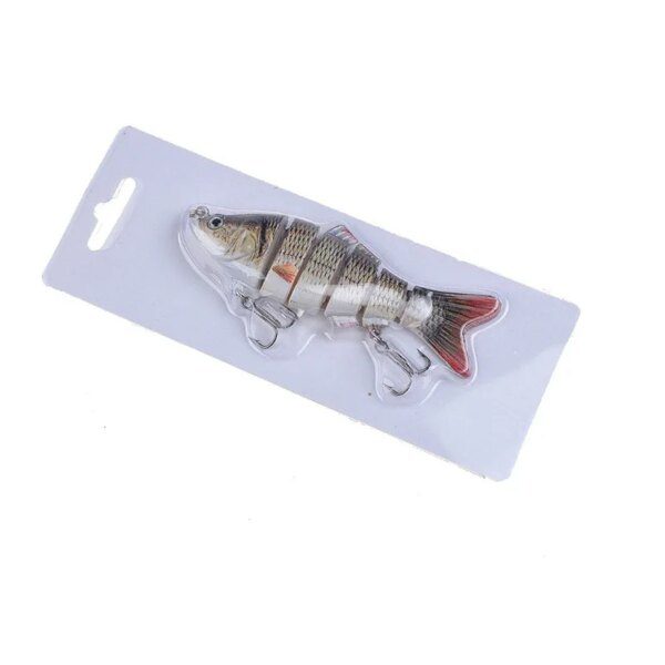 Appât dur de pêche en mer de 10cm, leurre Mino multicolore