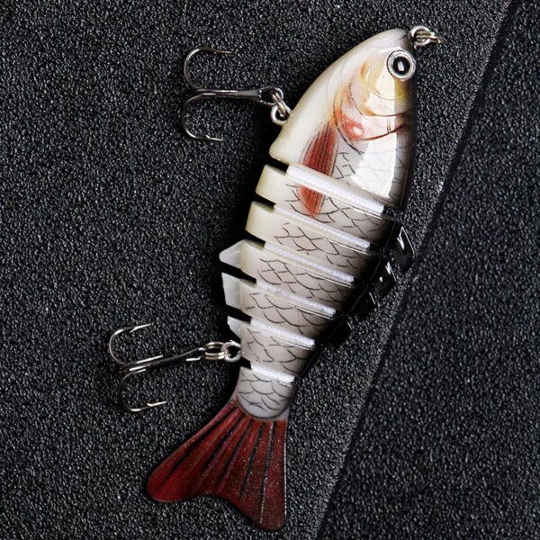 Appât dur de pêche en mer de 10cm, leurre Mino multicolore