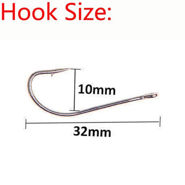 appat peche artificiel pour la peche Crevettes lumineuses