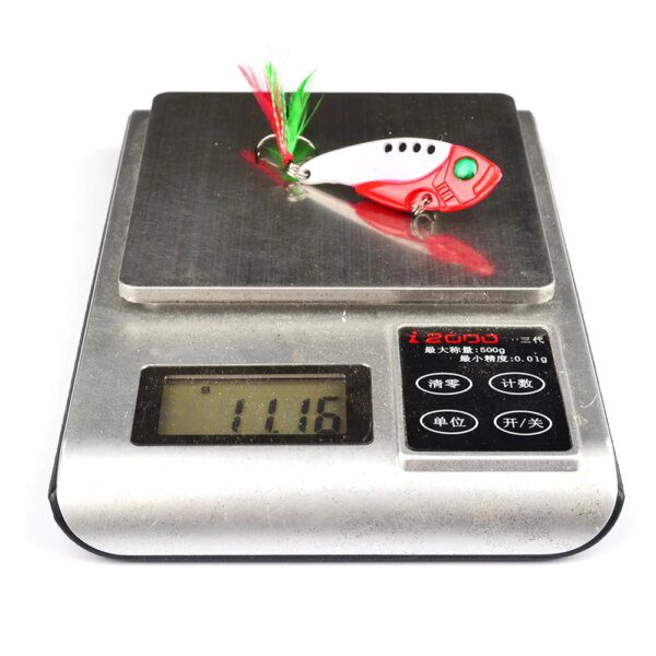 leurre de peche pour brochet 50mm 10.5g 8 couleurs avec hameçon triple cuillère