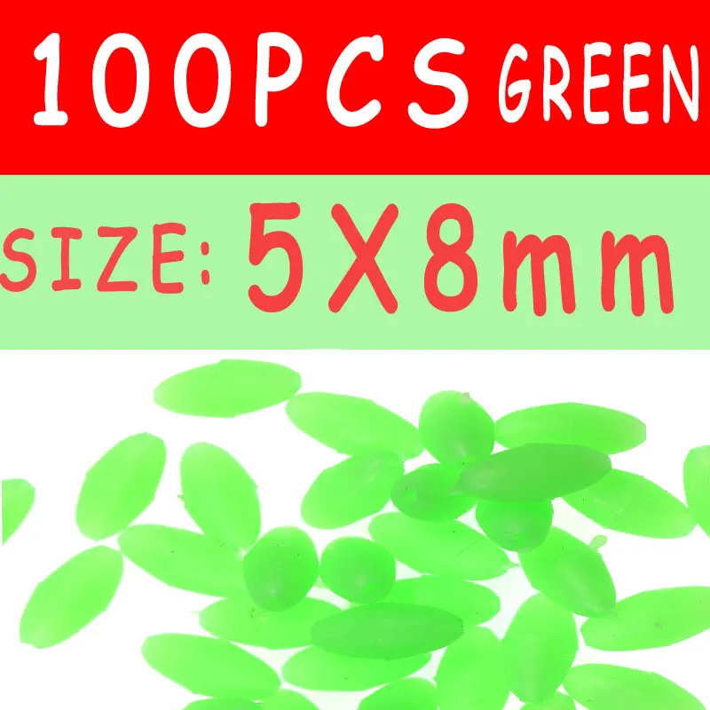 5x8mm 100pcs green