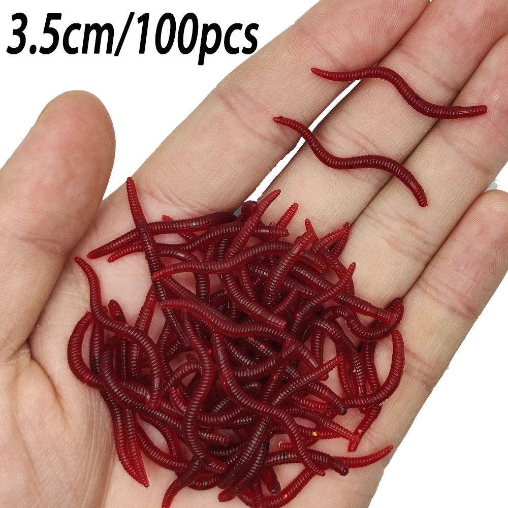 100pcs dark red3.5cm