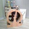 Roue d’Exercice & Parc de Jeux pour Chat – Tunnel, Grattoir et Jouets Interactifs