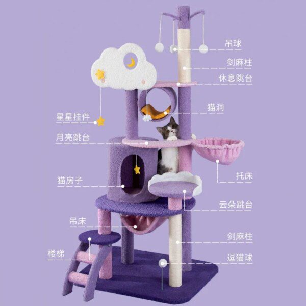 arbre a chat Cadre d'escalade pour chats