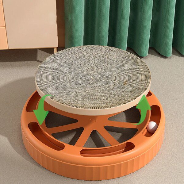 RoundScratch Cocoon™ – Le griffoir rond haute densité qui capte l’instinct