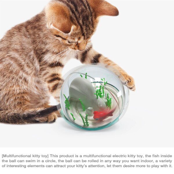 Jouet Interactif Autonome pour Chat – Gobelet Rond de Luxe