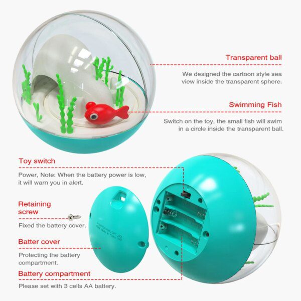 Jouet Interactif Autonome pour Chat – Gobelet Rond de Luxe