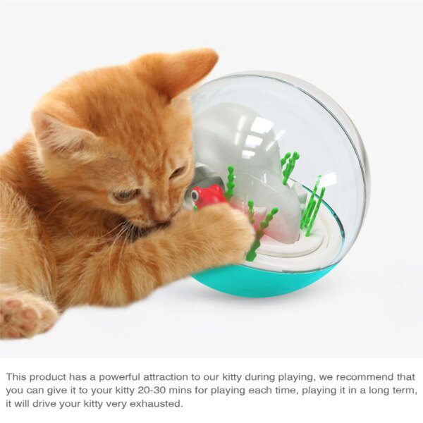 Jouet Interactif Autonome pour Chat – Gobelet Rond de Luxe