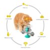 Roue Interactive à Ventouse pour Chat – Mouvement Contrôlé