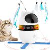 Jouet interactif 4-en-1 pour chat – Laser, plumes, balle