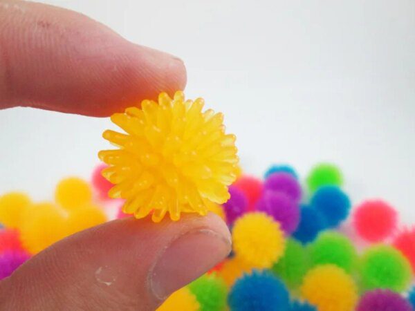 Boules rebondissantes à pointes douces – Jeu créatif & mastication