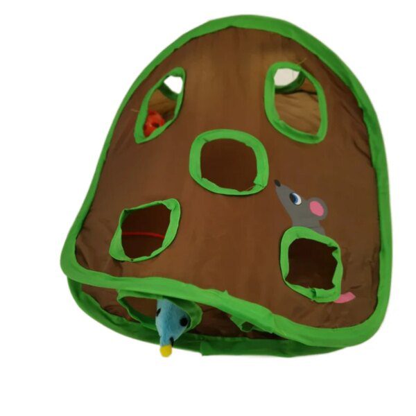 Tente de chasse à 9 trous avec cloche – Jeu d’intelligence