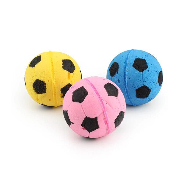 Balles EVA colorées pour chat – Jeu léger & poursuite