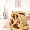 Roue pour Chat avec Planche à Gratter – Grande Roue d’Exercice