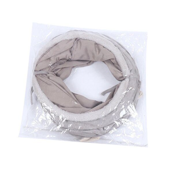 Tunnel en Daim Gris en Forme de S – 3 Voies avec Balle