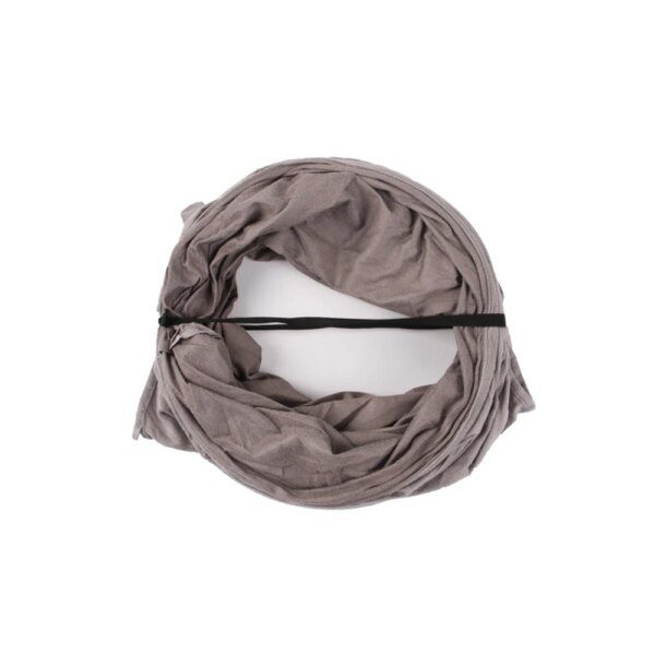 Tunnel Pliable Gris pour Chat – 3 Trous, Tube de Défilé