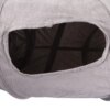Tunnel Pliable Gris pour Chat – 3 Trous, Tube de Défilé