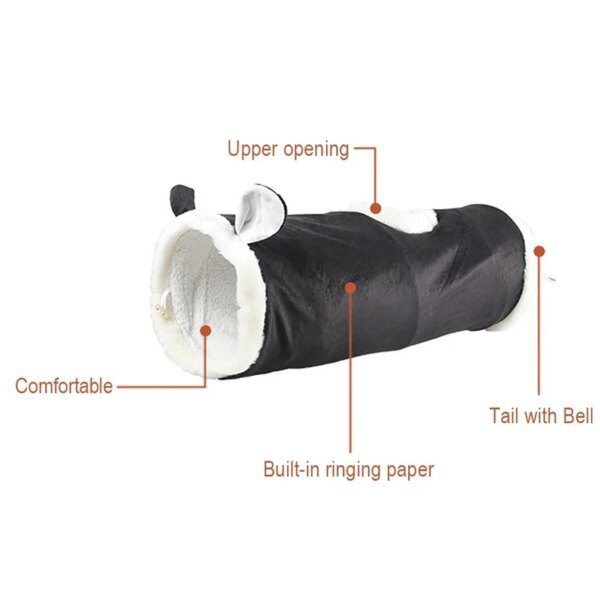 67201-1c1242.jpg Tunnel-Lit Pliable pour Chat – Nid Chaud Cartoon avec Son