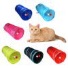 Tunnel Pliable pour Chat – Tube Anti-Ennui avec Balle Centrale