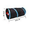 Tunnel Pliable pour Chat – Tube Anti-Ennui avec Balle Centrale