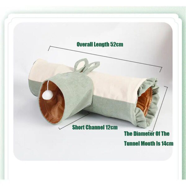 Tunnel de Jeu pour Petits Animaux – Tube Doux & Pliable