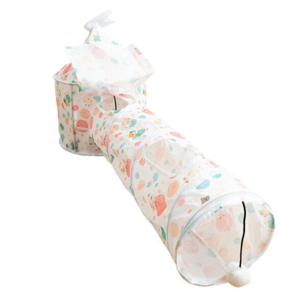 67304-195556.jpg Tunnel-Lit Patchwork pour Chat – Couchage Double Option