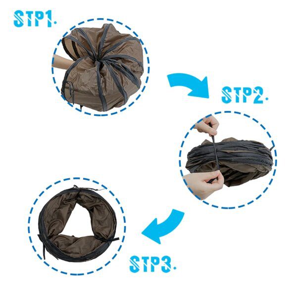 Tunnel Solide et Pliable en Forme de S pour Chat – PAWZ Road