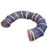 Tunnel Tubulaire Ventilé pour Chat & Chien – Couloir de Cachette