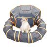 Tunnel Tubulaire Ventilé pour Chat & Chien – Couloir de Cachette