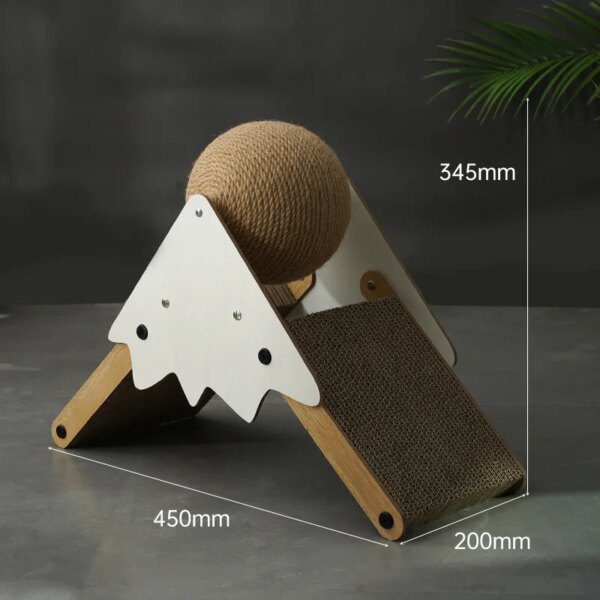 SisalTriangle Cocoon™ – Le griffoir vertical triangulaire