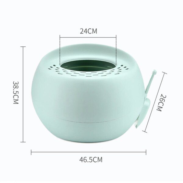 67655-7a1c21.jpg Bac à Litière pour Chat Entièrement Fermé – Anti-Éclaboussures