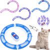 jouet pour chat Balle de piste Interactive pour chat, jouet de forme ronde