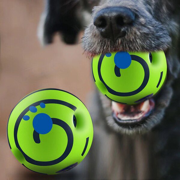 Balle Auto-Guérissante Sonore à Mâcher pour Chien – Ennui Soulagé