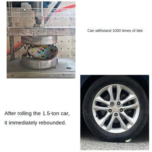 Balle Volante à Mâcher en E-TPU pour Chien – Résilience Extrême