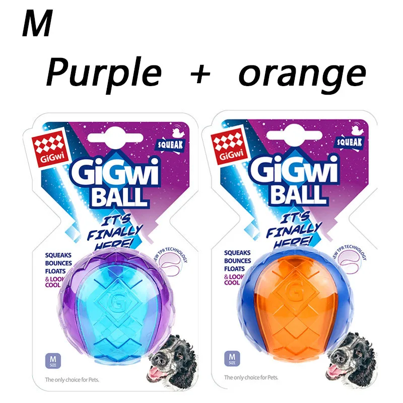 M Purple and orange